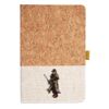 Cork And Heathered Fabric Hardcover Journal 5.5" X 8.25" Thumbnail
