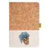 Cork And Heathered Fabric Hardcover Journal 5.5" X 8.25" Thumbnail