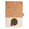 Cork And Heathered Fabric Hardcover Journal 5.5" X 8.25" Thumbnail