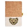 Cork And Heathered Fabric Hardcover Journal 5.5" X 8.25" Thumbnail