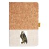 Cork And Heathered Fabric Hardcover Journal 5.5" X 8.25" Thumbnail