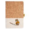 Cork And Heathered Fabric Hardcover Journal 5.5" X 8.25" Thumbnail
