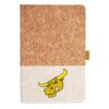 Cork And Heathered Fabric Hardcover Journal 5.5" X 8.25" Thumbnail