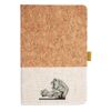 Cork And Heathered Fabric Hardcover Journal 5.5" X 8.25" Thumbnail