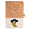 Cork And Heathered Fabric Hardcover Journal 5.5" X 8.25" Thumbnail