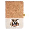 Cork And Heathered Fabric Hardcover Journal 5.5" X 8.25" Thumbnail