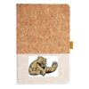 Cork And Heathered Fabric Hardcover Journal 5.5" X 8.25" Thumbnail