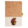 Cork And Heathered Fabric Hardcover Journal 5.5" X 8.25" Thumbnail