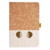 Cork And Heathered Fabric Hardcover Journal 5.5" X 8.25" Thumbnail