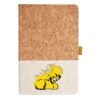Cork And Heathered Fabric Hardcover Journal 5.5" X 8.25" Thumbnail