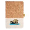 Cork And Heathered Fabric Hardcover Journal 5.5" X 8.25" Thumbnail