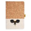 Cork And Heathered Fabric Hardcover Journal 5.5" X 8.25" Thumbnail