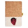 Cork And Heathered Fabric Hardcover Journal 5.5" X 8.25" Thumbnail