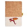 Cork And Heathered Fabric Hardcover Journal 5.5" X 8.25" Thumbnail