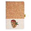 Cork And Heathered Fabric Hardcover Journal 5.5" X 8.25" Thumbnail