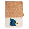 Cork And Heathered Fabric Hardcover Journal 5.5" X 8.25" Thumbnail