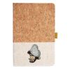 Cork And Heathered Fabric Hardcover Journal 5.5" X 8.25" Thumbnail