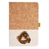 Cork And Heathered Fabric Hardcover Journal 5.5" X 8.25" Thumbnail