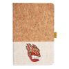 Cork And Heathered Fabric Hardcover Journal 5.5" X 8.25" Thumbnail