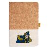Cork And Heathered Fabric Hardcover Journal 5.5" X 8.25" Thumbnail