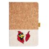 Cork And Heathered Fabric Hardcover Journal 5.5" X 8.25" Thumbnail