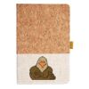 Cork And Heathered Fabric Hardcover Journal 5.5" X 8.25" Thumbnail