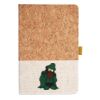 Cork And Heathered Fabric Hardcover Journal 5.5" X 8.25" Thumbnail