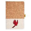 Cork And Heathered Fabric Hardcover Journal 5.5" X 8.25" Thumbnail