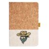 Cork And Heathered Fabric Hardcover Journal 5.5" X 8.25" Thumbnail