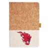 Cork And Heathered Fabric Hardcover Journal 5.5" X 8.25" Thumbnail