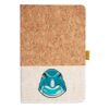 Cork And Heathered Fabric Hardcover Journal 5.5" X 8.25" Thumbnail