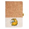 Cork And Heathered Fabric Hardcover Journal 5.5" X 8.25" Thumbnail