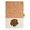 Cork And Heathered Fabric Hardcover Journal 5.5" X 8.25" Thumbnail