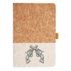Cork And Heathered Fabric Hardcover Journal 5.5" X 8.25" Thumbnail
