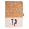 Cork And Heathered Fabric Hardcover Journal 5.5" X 8.25" Thumbnail