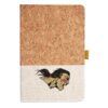 Cork And Heathered Fabric Hardcover Journal 5.5" X 8.25" Thumbnail