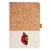Cork And Heathered Fabric Hardcover Journal 5.5" X 8.25" Thumbnail