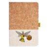 Cork And Heathered Fabric Hardcover Journal 5.5" X 8.25" Thumbnail