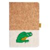 Cork And Heathered Fabric Hardcover Journal 5.5" X 8.25" Thumbnail