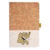 Cork And Heathered Fabric Hardcover Journal 5.5" X 8.25" Thumbnail