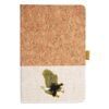 Cork And Heathered Fabric Hardcover Journal 5.5" X 8.25" Thumbnail