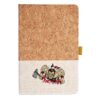 Cork And Heathered Fabric Hardcover Journal 5.5" X 8.25" Thumbnail