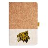 Cork And Heathered Fabric Hardcover Journal 5.5" X 8.25" Thumbnail