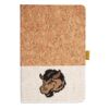Cork And Heathered Fabric Hardcover Journal 5.5" X 8.25" Thumbnail