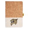 Cork And Heathered Fabric Hardcover Journal 5.5" X 8.25" Thumbnail