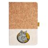 Cork And Heathered Fabric Hardcover Journal 5.5" X 8.25" Thumbnail