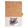 Cork And Heathered Fabric Hardcover Journal 5.5" X 8.25" Thumbnail
