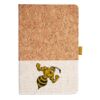 Cork And Heathered Fabric Hardcover Journal 5.5" X 8.25" Thumbnail