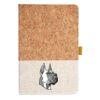 Cork And Heathered Fabric Hardcover Journal 5.5" X 8.25" Thumbnail