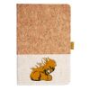 Cork And Heathered Fabric Hardcover Journal 5.5" X 8.25" Thumbnail